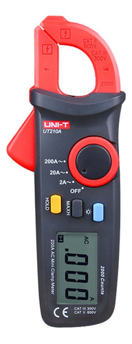 Pinza Amperimétrica Digital Uni-t Ut210a 200a 