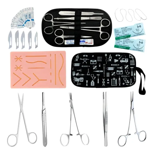 Kit Dissezione 40 Pezzi Per Laboratorio Di Anatomia Con Lame Bisturi #10