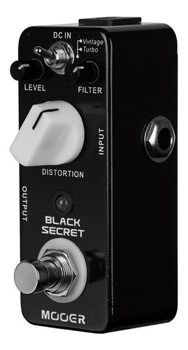 Pedal De Distorción Black Secret Mooer Color Negro