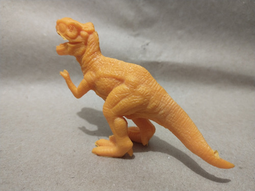 Dinosaurio Tiranosaurio Rex Plástico Color Naranja (Usado)