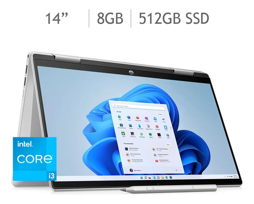 Hp Pavilion Laptop 14 ,full Hd Intel Core I3 8gb 512gb Msi