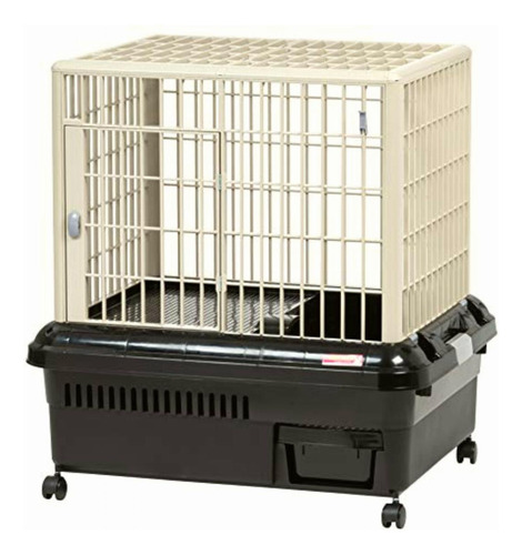 Iris Usa Large Plastic Rolling Rabbit Cage With Top Access