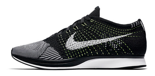 Zapatillas Nike Flyknit Racer Black White Volt 526628-011   