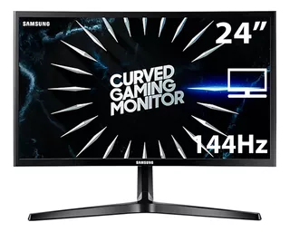 Monitor Gamer Curvo Samsung Lc24rg50fzlxzx Led 24 Fhd 144hz