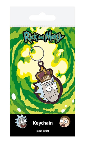 Rick & Morty King Of Shit - Llavero De Goma - Darkside Bros