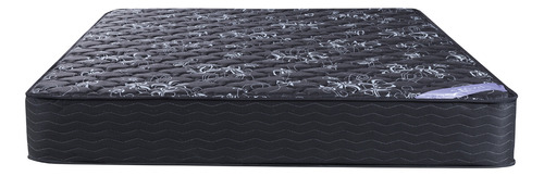 Inducol Imperial Colchón 2 Plazas de Resortes 190x130cm color Negro/Gris claro