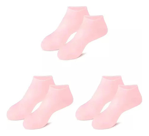 3 Pares De Calcetines Exfoliantes En Gel De Spa Hidratante S