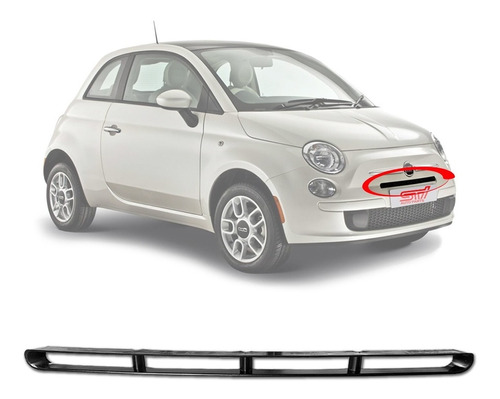 Grade Superior Para-choque Fiat 500 Cult 2013 Original