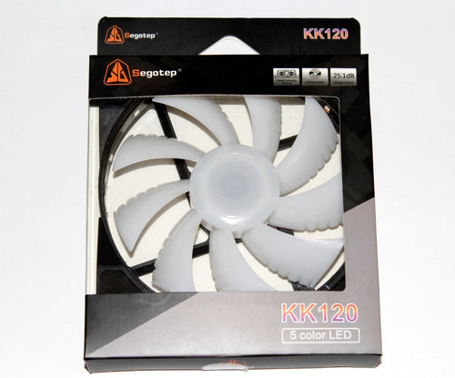 Ventilador Fan Cooler Segotep 12cm 120mm Rgb Multicolor Ds12