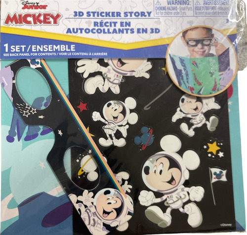 Mickey Mouse Set 3d Sticker Story