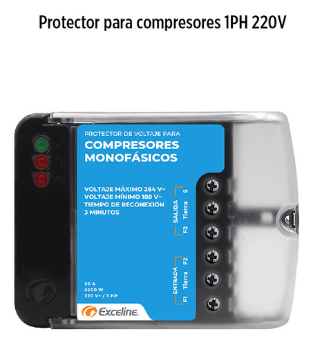 Protector Para Compresores 1ph 220v