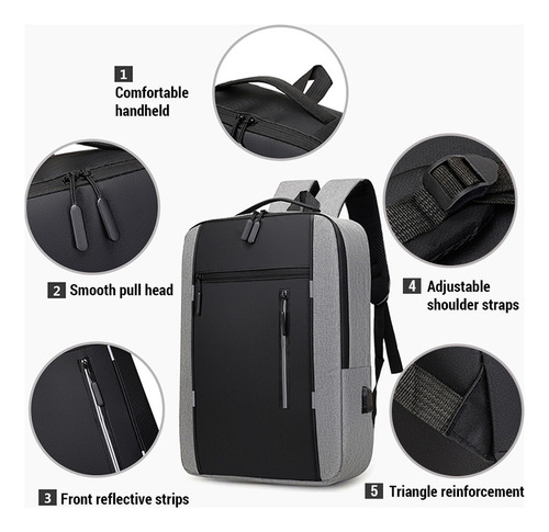 Bolso De Hombro Doble For Portátil De Negocios For Hombre
