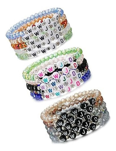 Brocc 15 Pulseras Elásticas Wwjd Para Mujeres Y Hombres: Pul