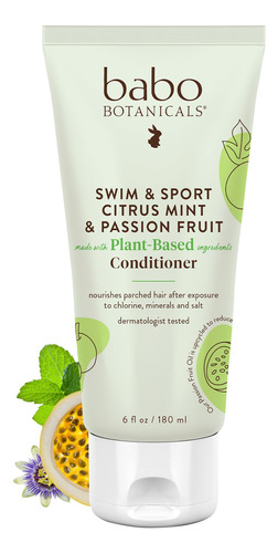 Babo Botanicals Swim & Sport - Acondicionador De Menta Cít.