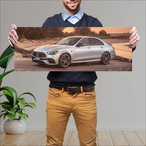 Cuadro 30x80cm Auto 2021 Mercedes Amg E 63 S Au 473