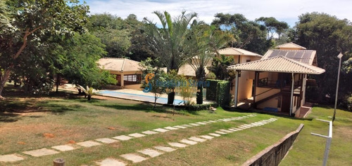 Casa De Campo Lagoa Santa / Jaboticatubas Ideal Para Descanso Ou Moradia A 60 Km De Belo Horizonte . - 5902