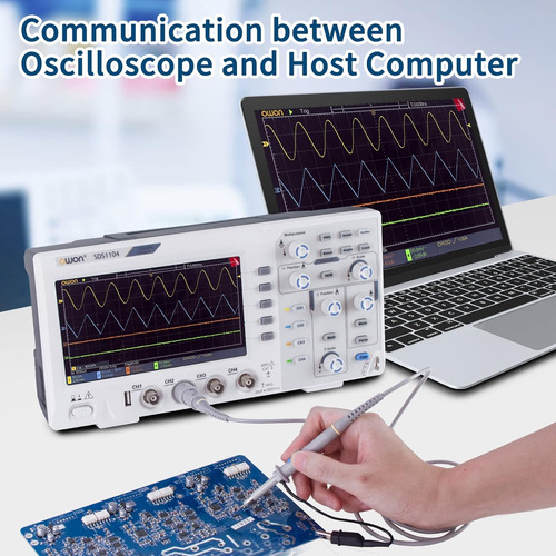 Owon Osciloscopio Digital Sds1104 De 100 Mhz, Osciloscopio D
