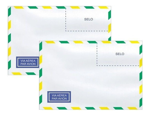 Envelope Carta Aéreo 63g Cof015 114x162mm 1000un