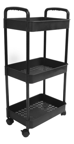 Carrito Organizador Ruedas Multiusos 3 Niveles Rack Trolley
