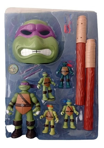 Figuras Tortugas Ninja Mascara Y Accesorios
