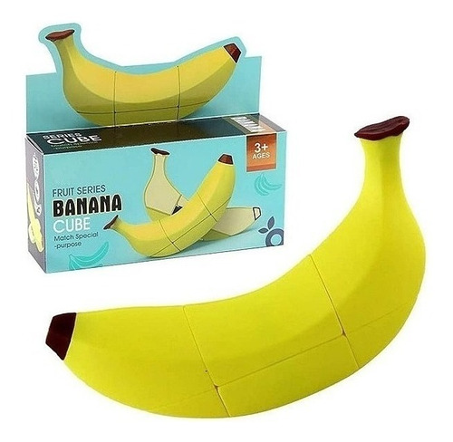 Cubo Forma De Banana Juguet Educativo Antiestres Cubo Magico