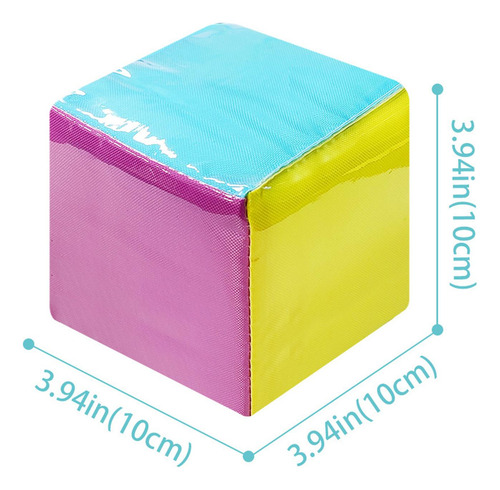 Cubo De Peluche De Dados Grandes, Cubo De Aprendizaje De