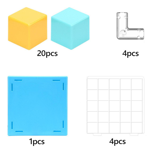 Bloques De Cubos Pequeños Herramienta Matemática