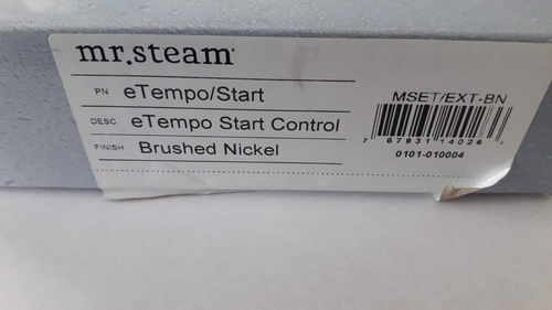 Control Etempo/start Mr Steam