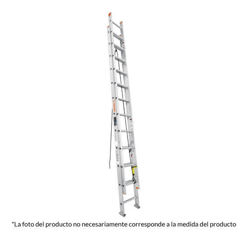 Escalera De Extensión Tipo Iii 24 Peldaños Truper 16028