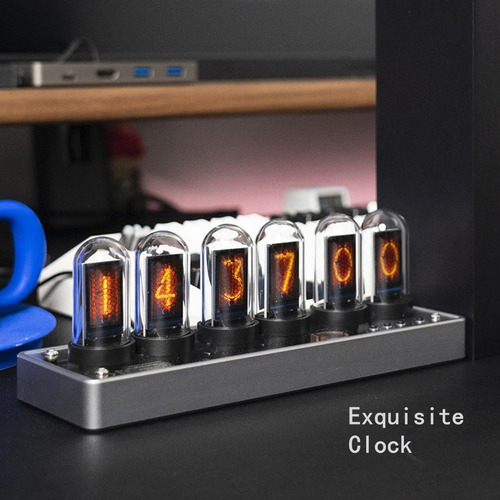 Reloj Geek Tubos Nixie Regalo Estilo Fallout Vintage