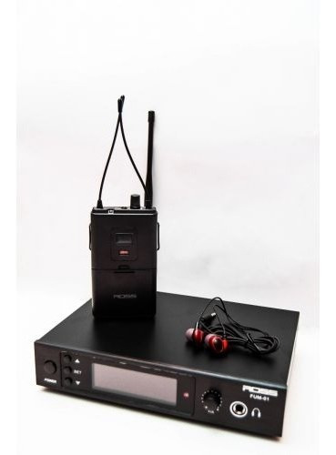 Sistema De Monitoreo Ross Fum 001 Uhf Xlr Incluye Auricular