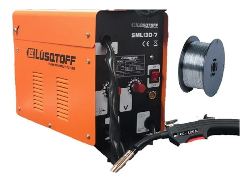 Soldadora Mig Lusqtoff Sml130 Flux 120 Amp + Alambre Tubular