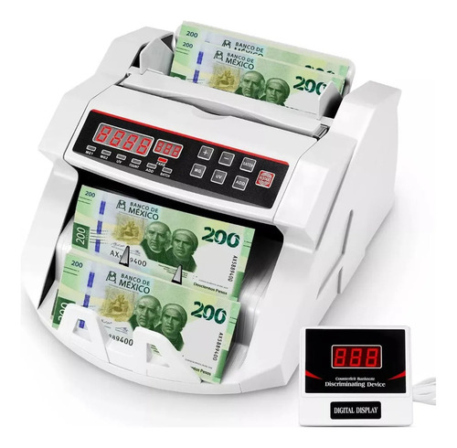 Máquina Contadora Billetes Detecta Falsos Uso Profesional