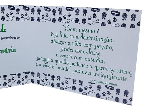 Imagem 5 de 5 de 20, Convite Para Formatura - Medicina Veterinária, Animal