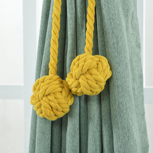 1 Par De Alzapaños Para Cortinas Con Hebilla