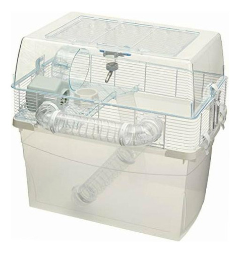 Duna Space Gerbil & Hamster Cage, Extra-deep 11.5-inch Base