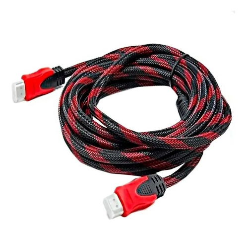 Cable Hdmi 2 Metros Mallado Punta Dorada Doble Filtro - 1.8m