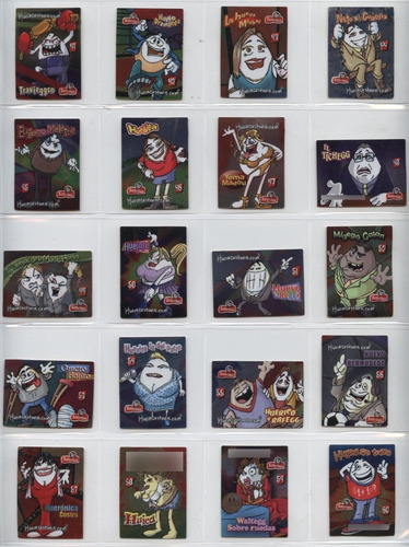 Colecciones De Huevocartoon Stickers De Sabritas No Tazos (Usado)