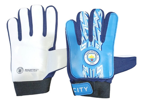 Guantes De Arquero Futbol Manchester City Oficial Drb