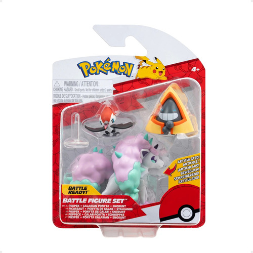 Set X3 Figuras Pokemon Pack Battle Ready Juguete Original