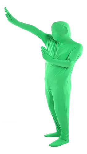 Dsd Macacão Chromakey Verde Fotografia Unissex Stretch