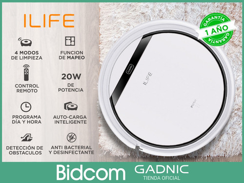 Aspiradora Robot V3s Pro Ilife Con Centro De Autocarga 20w