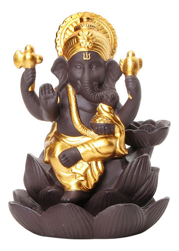 Lord Ganesha India Elefante Dios Incensario Titular De Regal