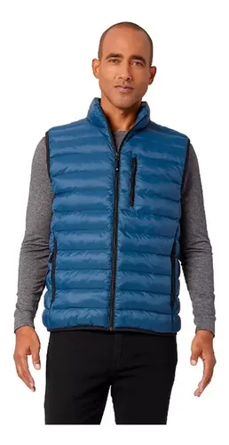 Chaleco azul cheap hombre