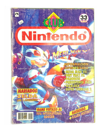 Revista Club Nintendo Número #33 1995