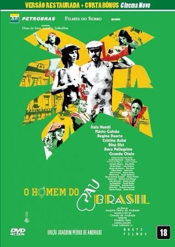O Homem Do Pau Brasil - Dvd - Ítala Nandi - Flávio Galvão