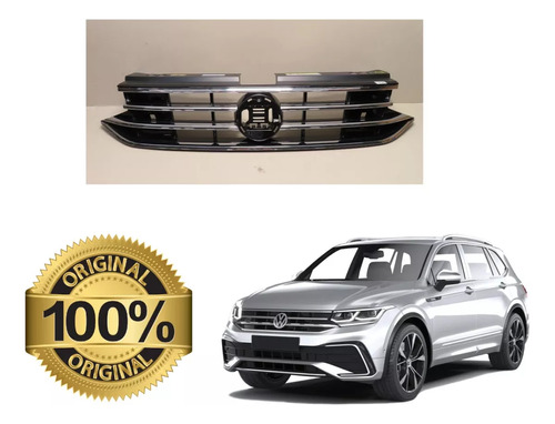 Parrilla Delantera Supe Original Vw Tiguan Comfortline 2020