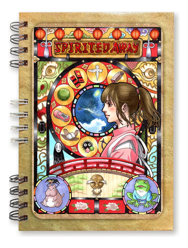 Libreta Studio Ghibli Nº16 El Viaje De Chihiro 100 Hojas