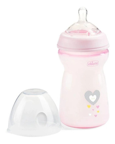 Biberón Chicco 330ml Rosa Para 6 Meses Niña