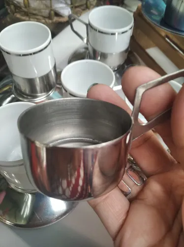 Juego 6 Tazas Acero Inoxidable